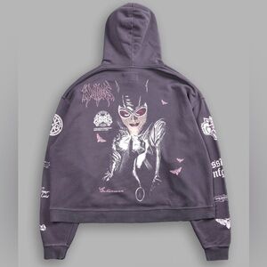 New Darc Sport X Dangerous Catwoman “Box Cut” [Med] Hoodie In Nirvana Gray